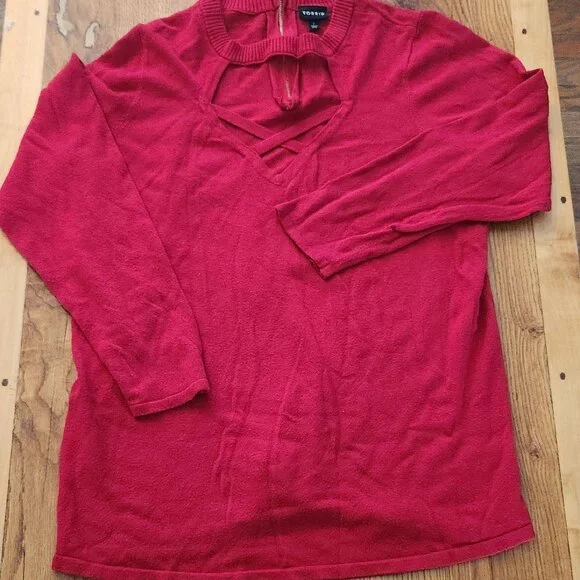 Sexy Strappy Zippered Sweater from Torrid - Picture 7 of 7